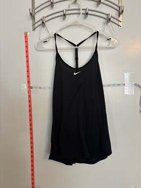 Nike Women's Dri-FIT One Elastika Standard Fit Strappy Tank Top